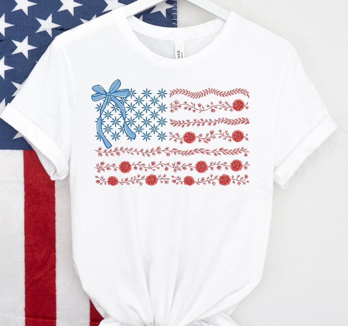 Floral Coquette Flag