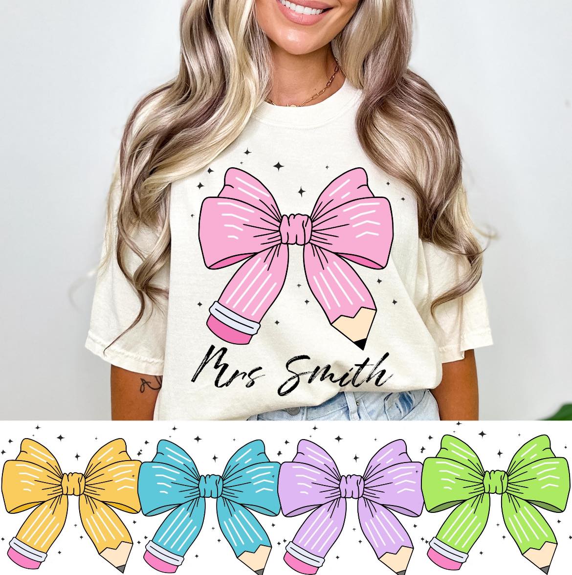 Colored Pencil Bow