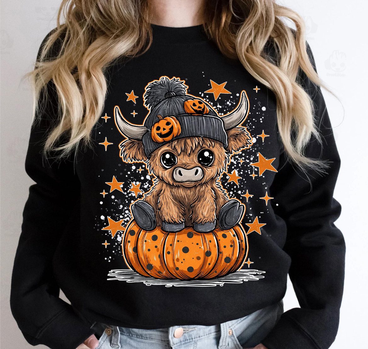 Heifer On Pumpkin