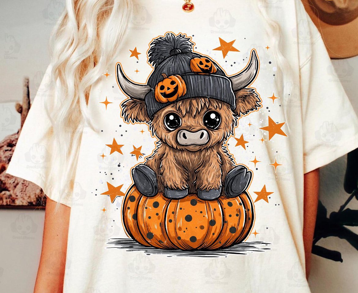 Heifer On Pumpkin
