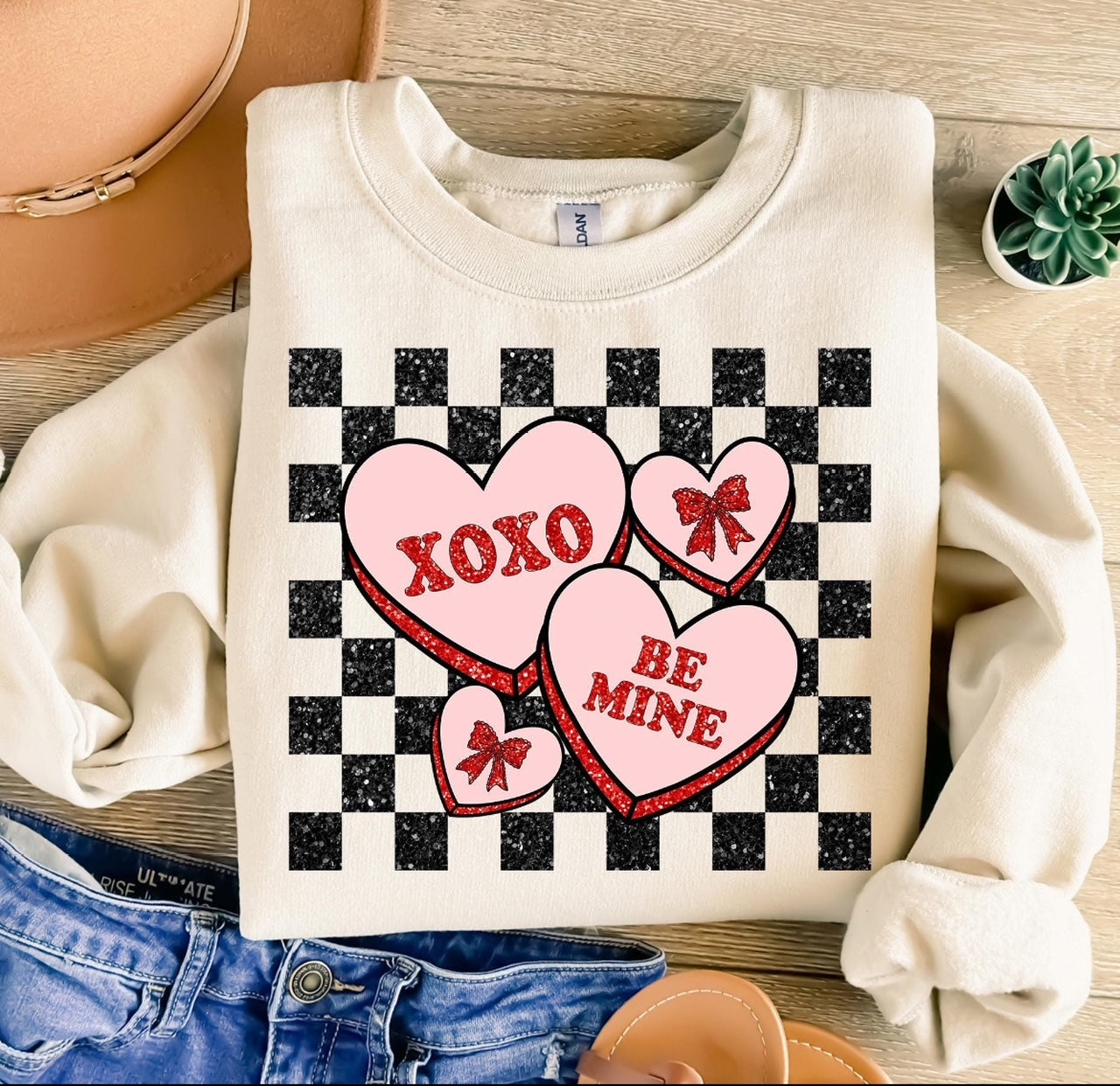 Hearts And Checkered