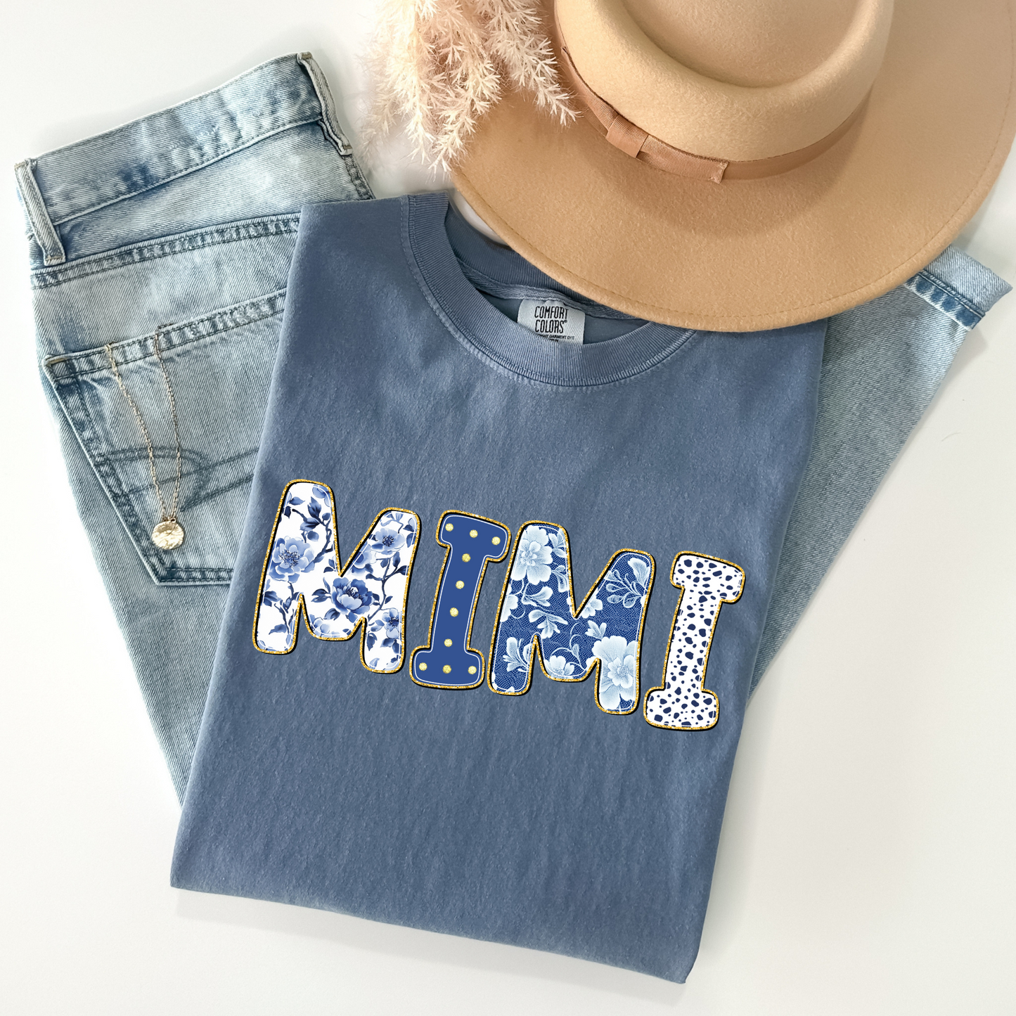 Blue Floral Name