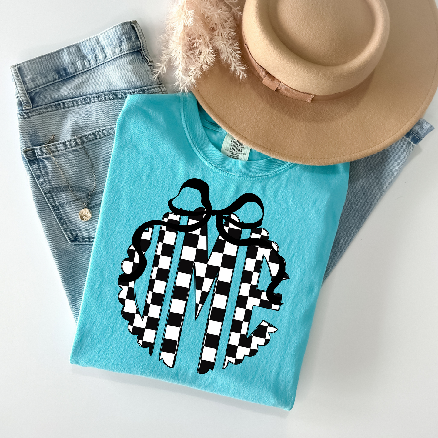 Checkered Monogram