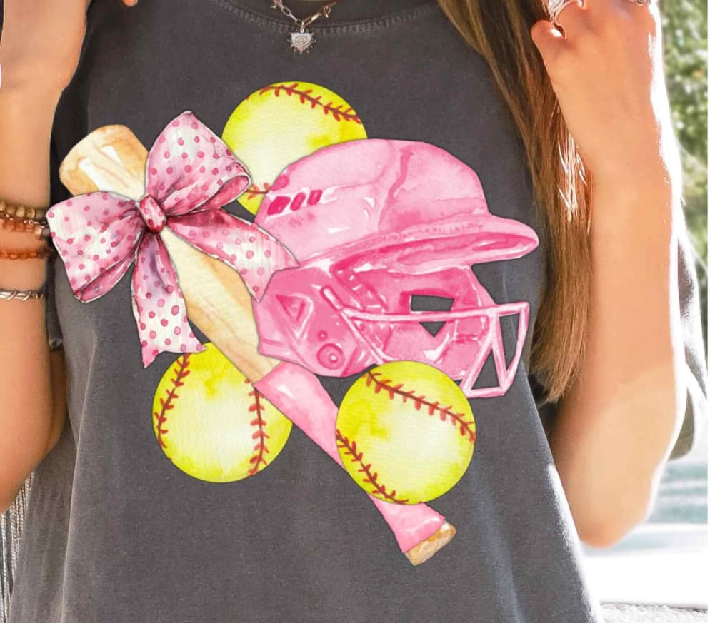 Softball Pink Helmet