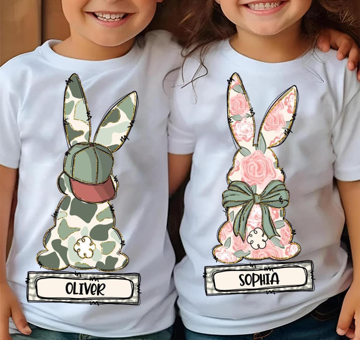 Camo Name Bunny