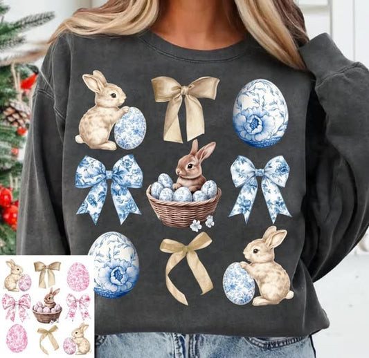 Blue & Gold Easter Grid