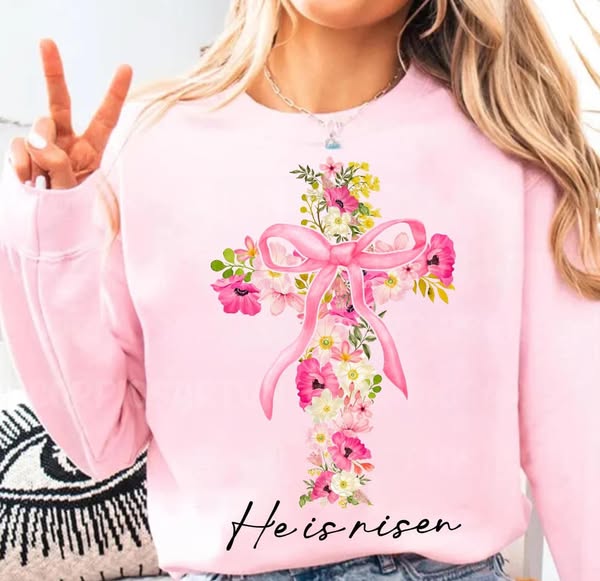 Flower Cross Risen
