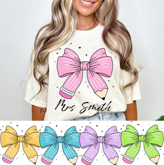 Colored Pencil Bow