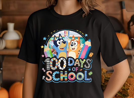 Blue 100 Days Of School