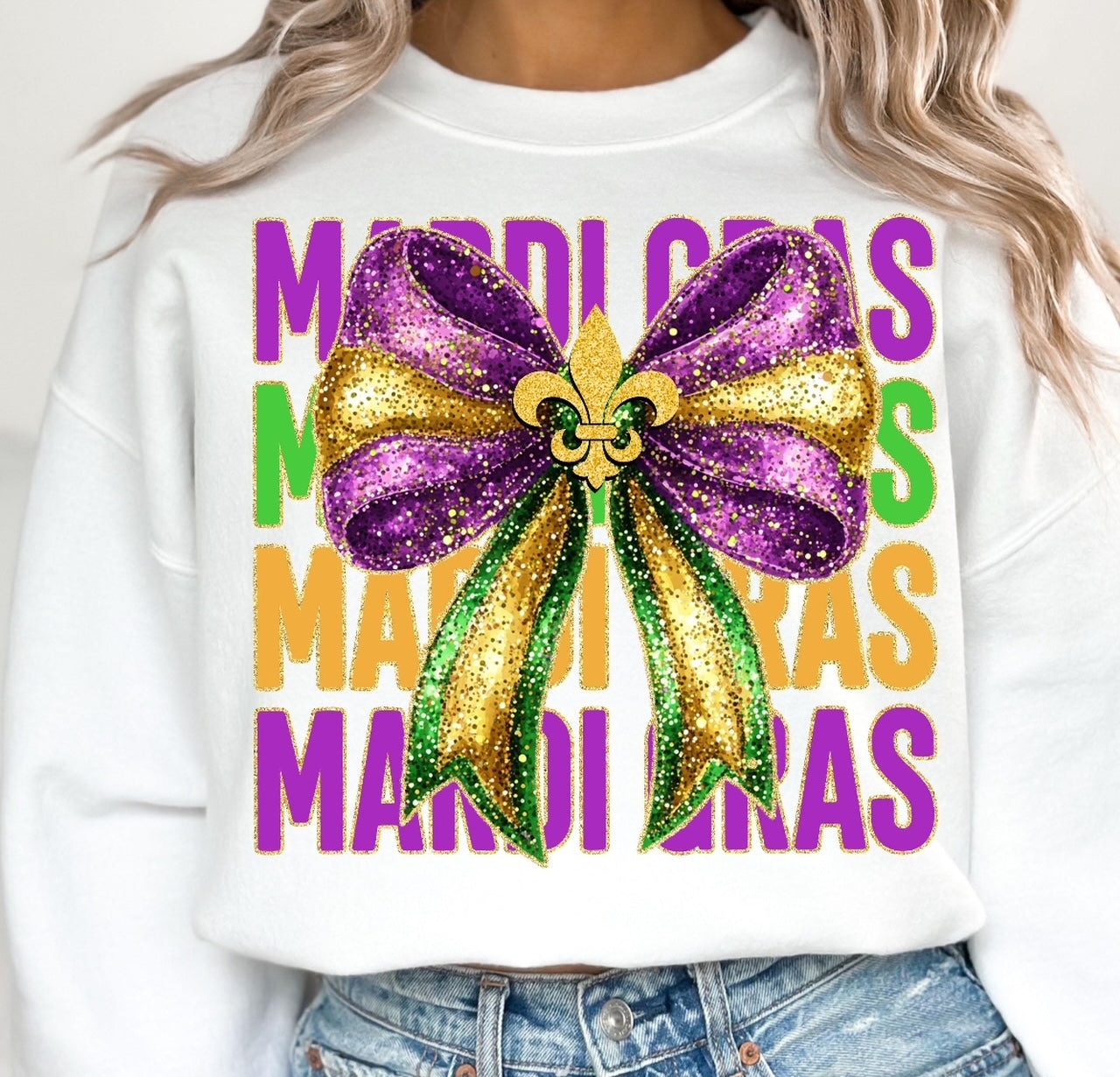Faux Glitter Mardi