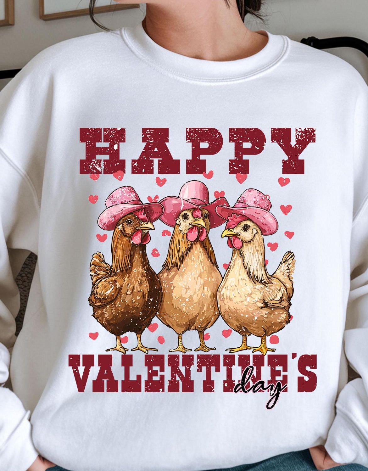 Chicken And Cowboy Hats