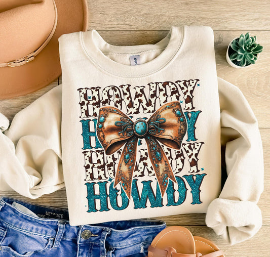 Howdy cow print